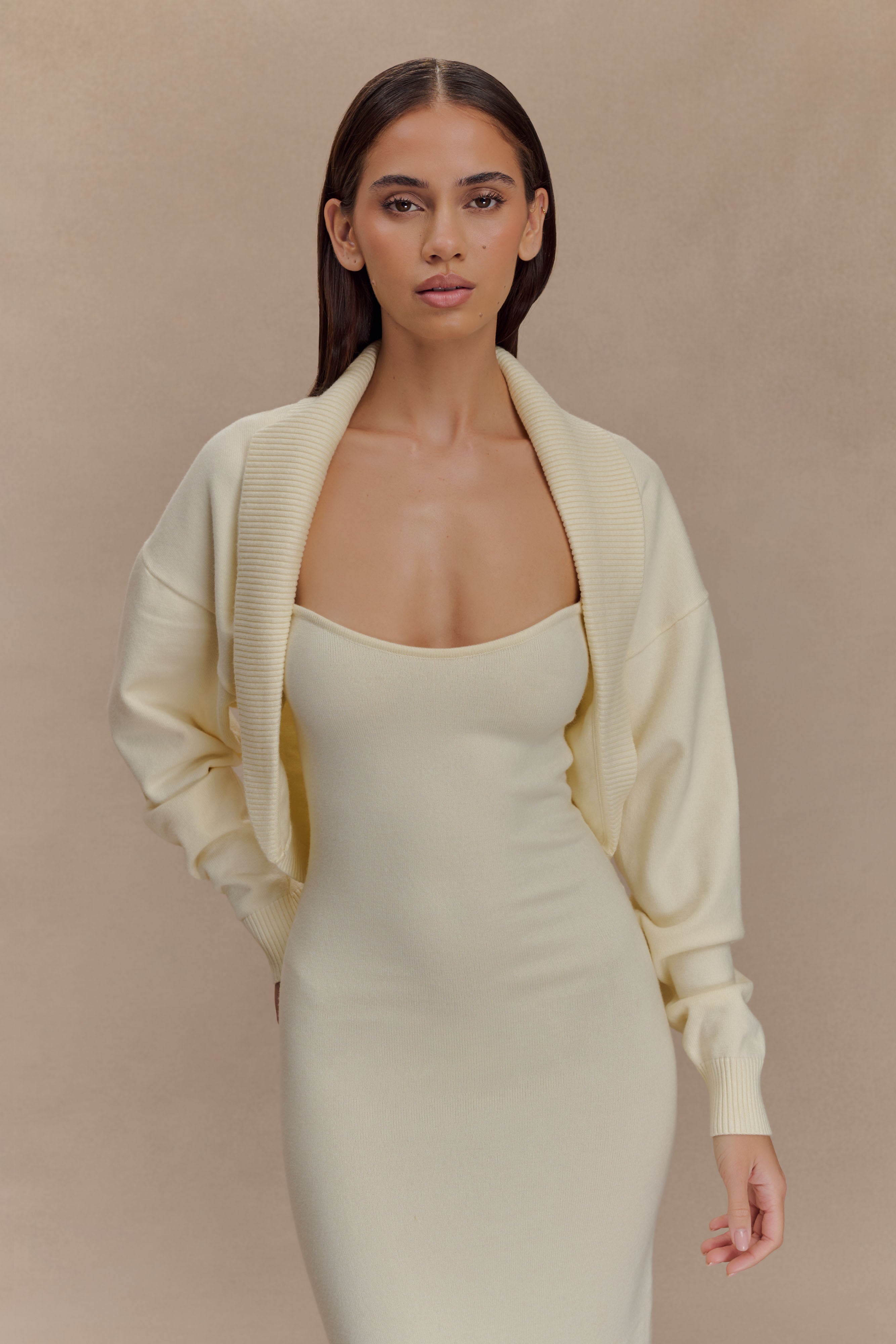 Kingston Knit Maxi Dress - Ivory