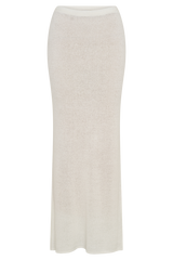 Phoebe Knit Maxi Skirt - Ivory