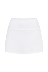 Terra Mini Skirt With Shorts - White