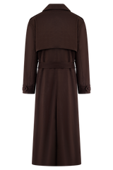 Marc Faux Suede Coat - Cocoa Chocolate
