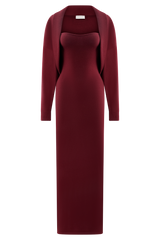 Kingston Knit Maxi Dress - Merlot