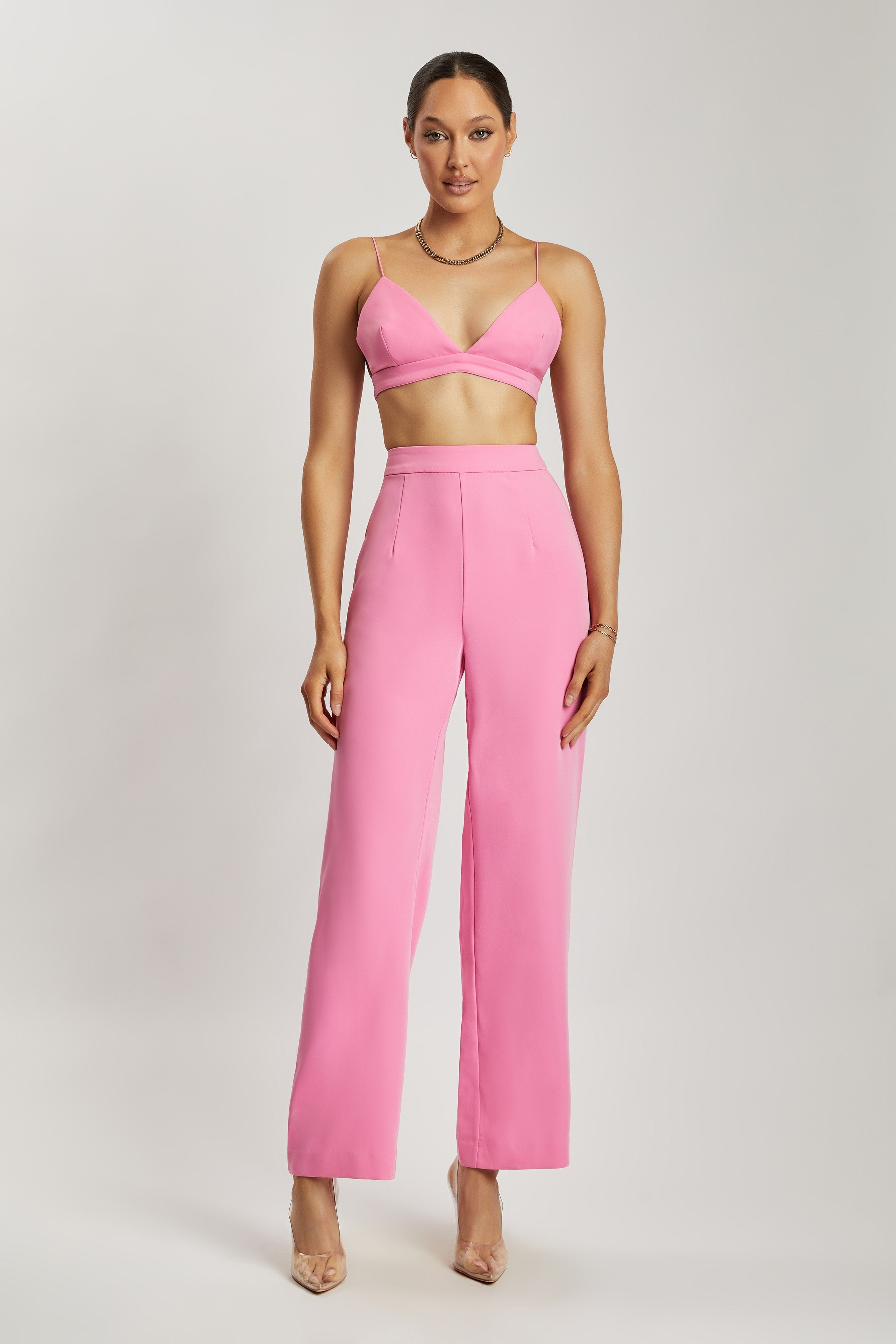 Cynthia Triangle Bralette - Pink